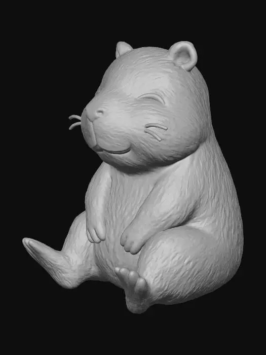 3D model for Happy Wombat