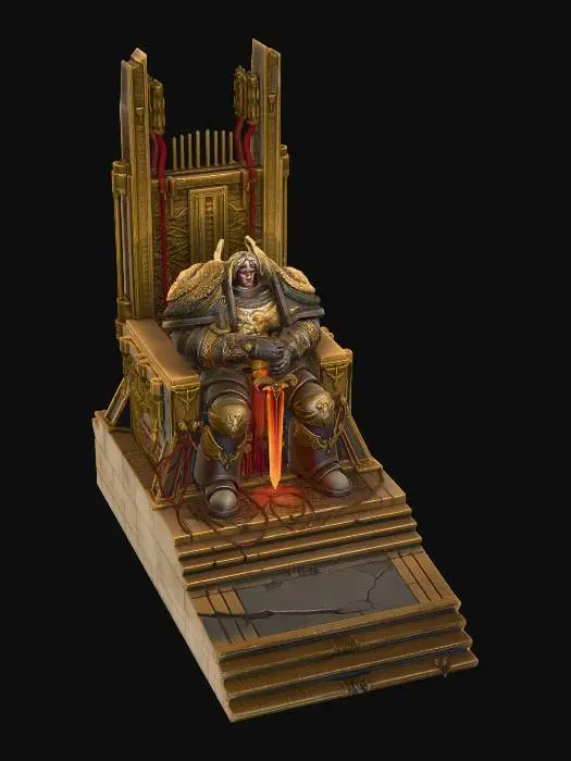 3D model for Flamebound Emperor on the Throne