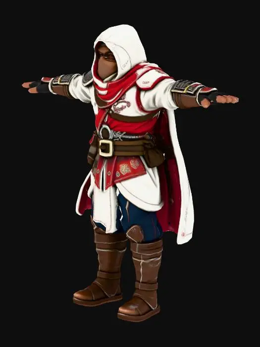 3D model for Ninja Sculpted Figure