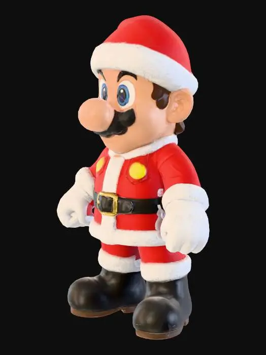3D model for Festive Mario Character, #Christmas2025#