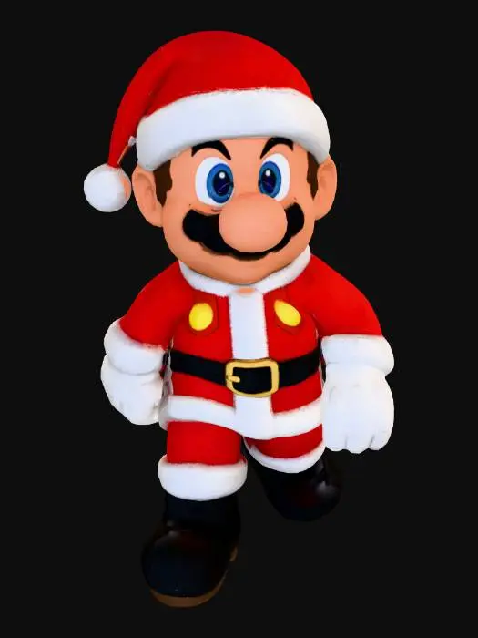 3D model for Festive Mario Character, #Christmas2025#