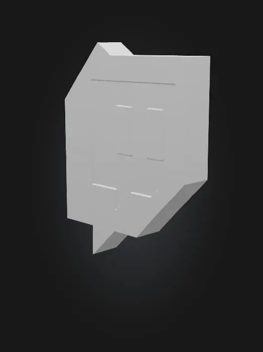 3D model for Twitch Logo
