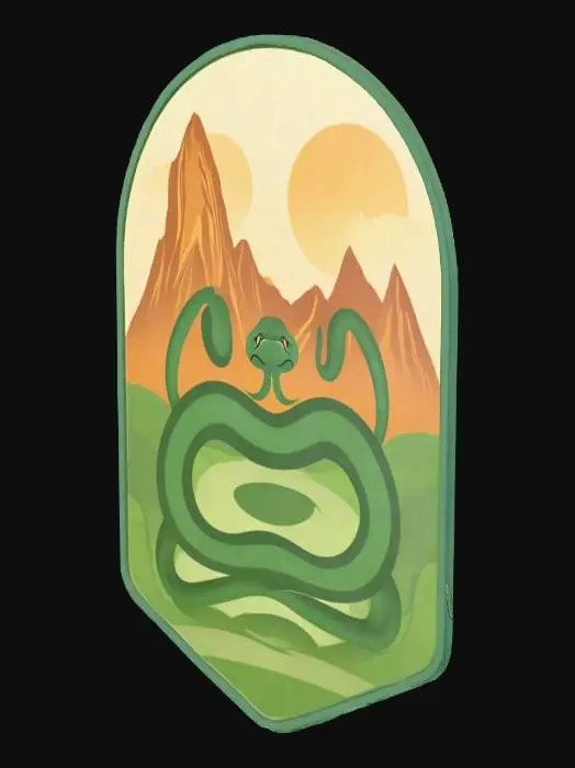 3D model for Serpent Sunrise LOGO