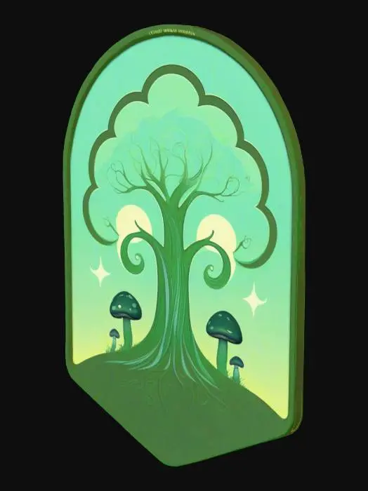 3D model for Enchanted Forest Badge LOGO