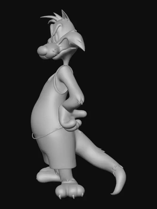 3D model for Basketball Cat Player