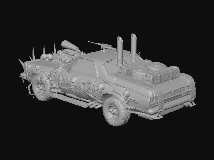 3D model for Wasteland War Rig