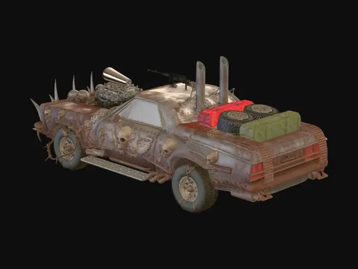 3D model for Wasteland War Rig