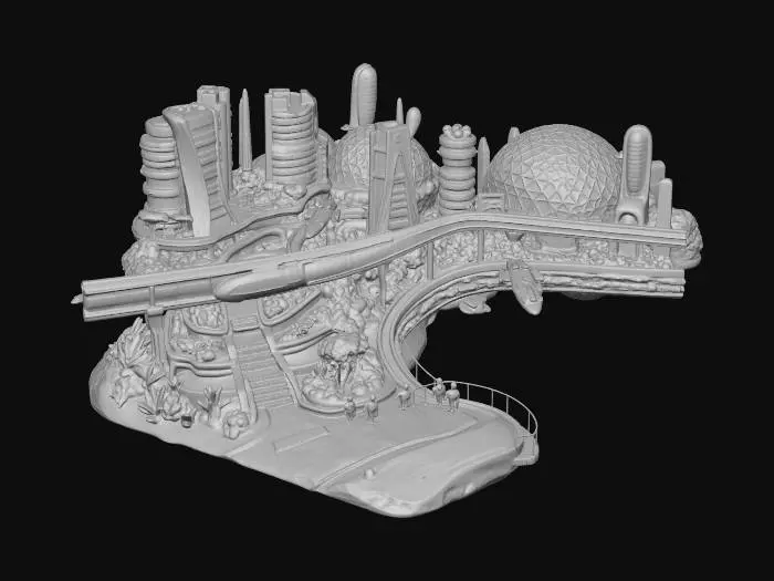 3D model for Orbital Garden City