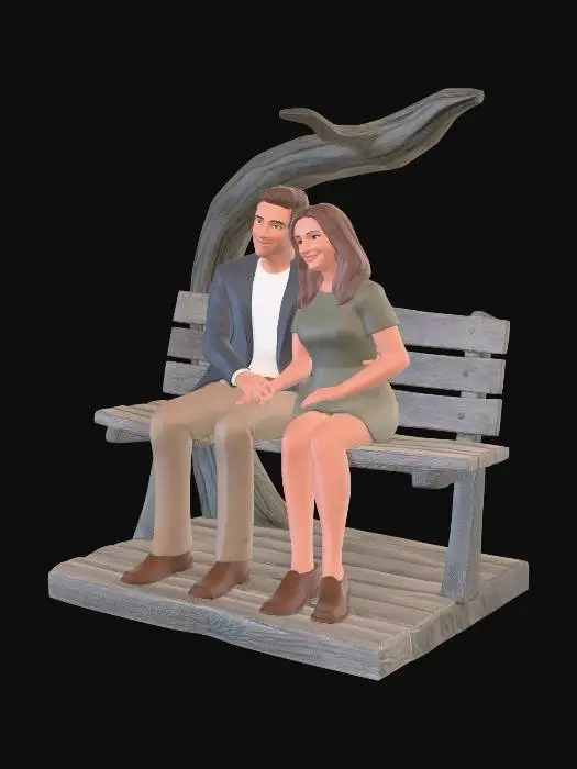 3D model for Park Bench Moment