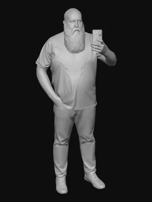 3D model for Red-Bearded Wolf