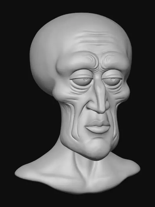 3D model for Squidward