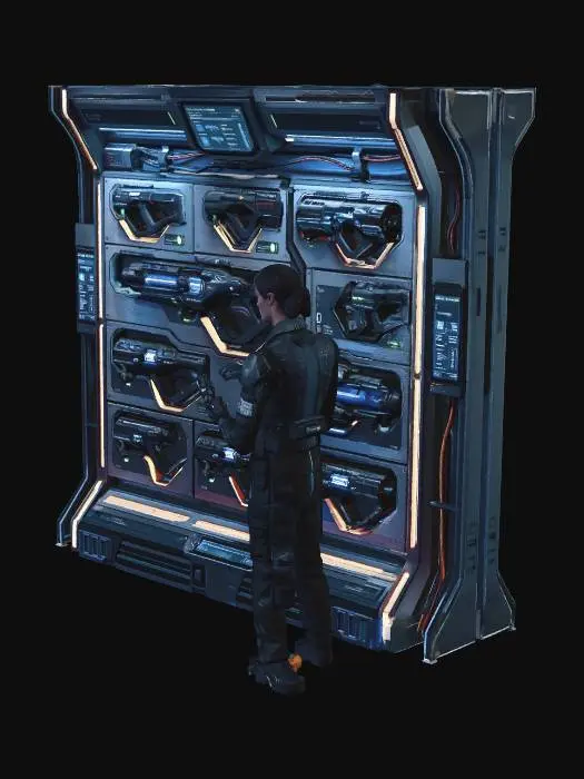 3D model for Starship Armory