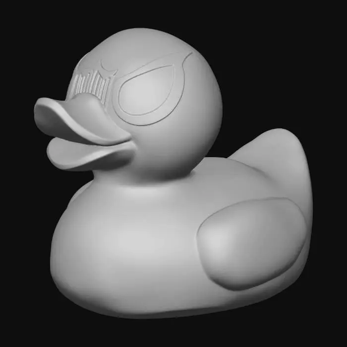 3D model for spiderman  rubber duck