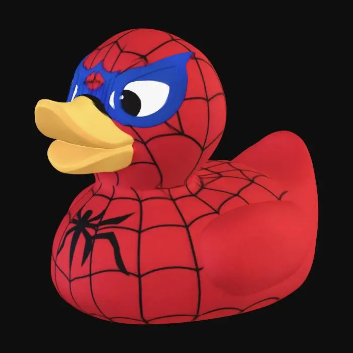 3D model for spiderman  rubber duck