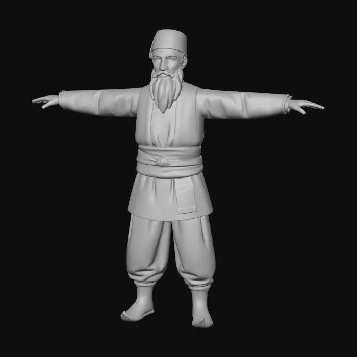 3D model for Ottoman Villager Man