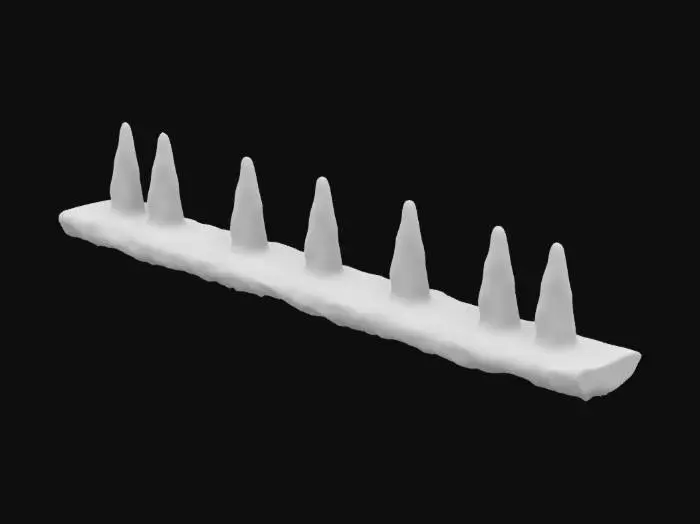 3D model for iron spike Array