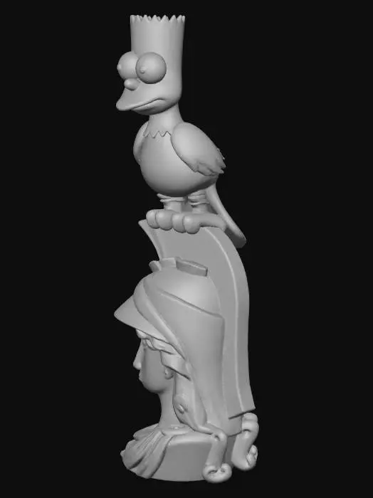 3D model for Statue Perch