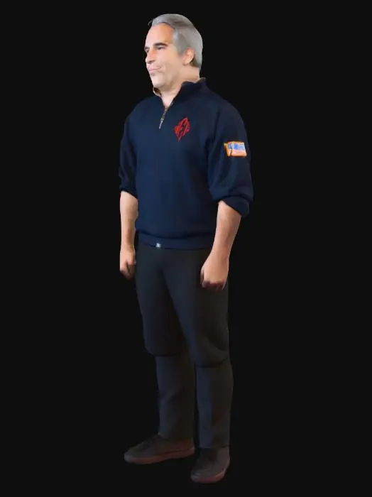 3D model for Man in a Navy Jacket