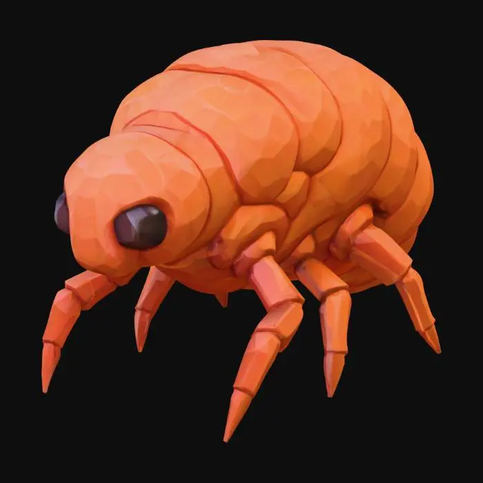 3D model for Pixel Mite