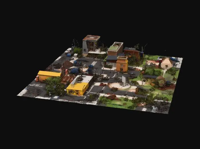 3D model for Apocalyptic Cityscape