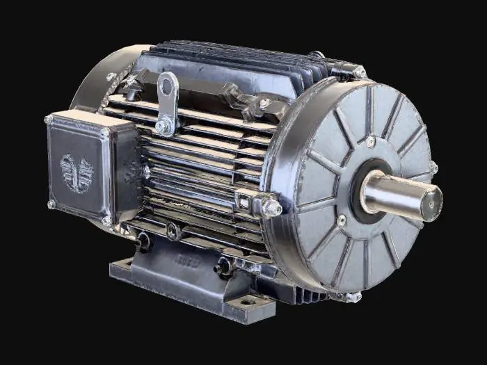 3D model for Industrial electric motor