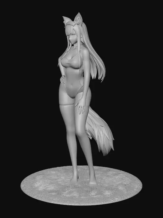 3D model for Pink Foxgirl