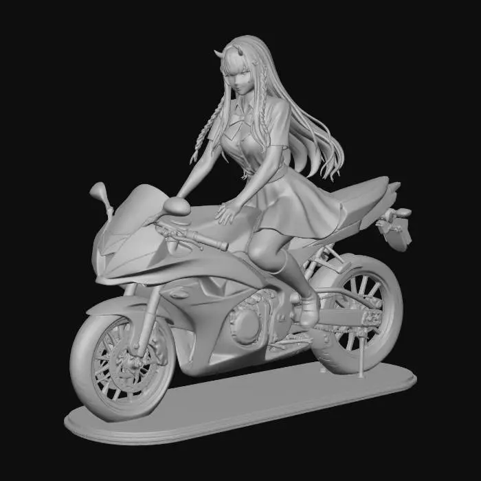 3D model for Zero Two Moto