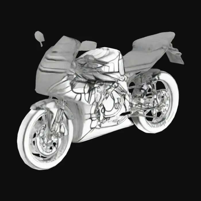 3D model for Sportbike Sketch