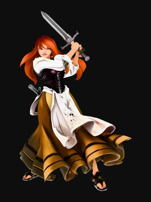 3D model for Warrior's Resolve