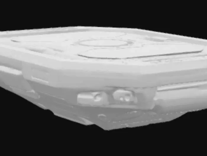 3D model for Octogonal hoverboard is a sleek, compact platform built for speed and agility. Its narrow metallic deck features glowing blue or orange accents, with anti-gravity emitters underneath that keep it hovering and leave a faint energy trail. With no wheels, it relies on pulsing gravity fields for movement. Textured for grip and reinforced for impact, its curved edges aid control. A soft hum signals its activation—simple, durable, and built for high-performance motion.

