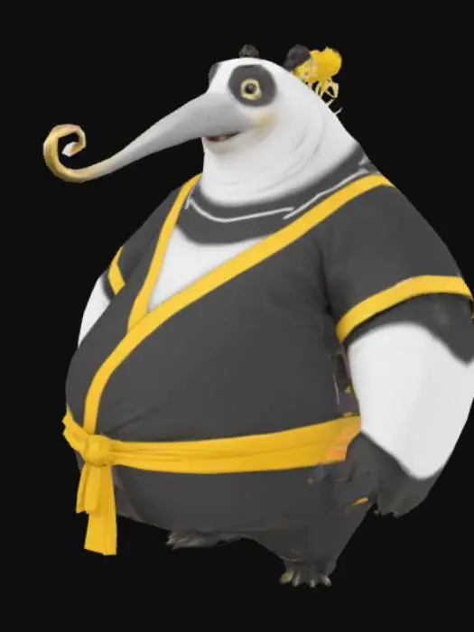 3D model for Plump Ant-Eater Warrior