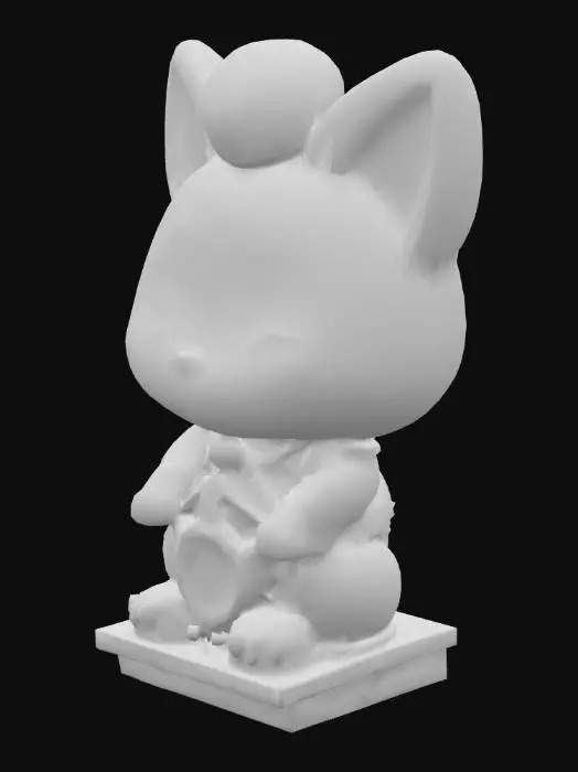 3D model for Lucky Cat Charm