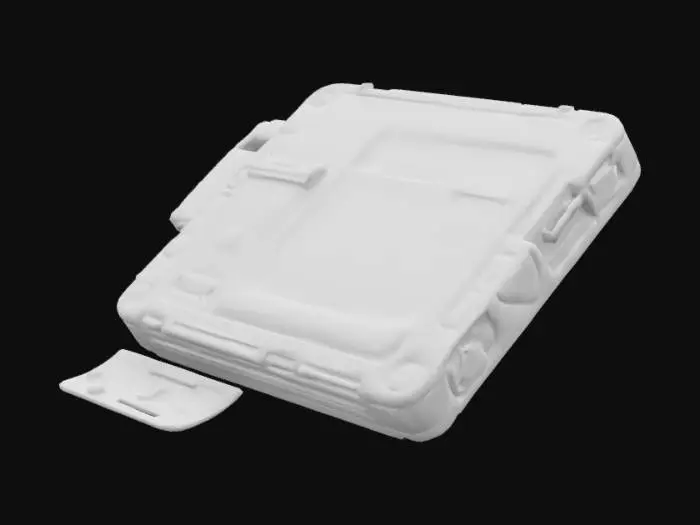 3D model for Futurist device for hack , ultra realist