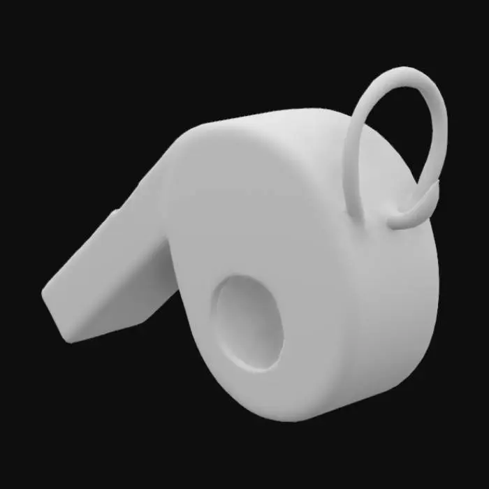 3D model for whistle 