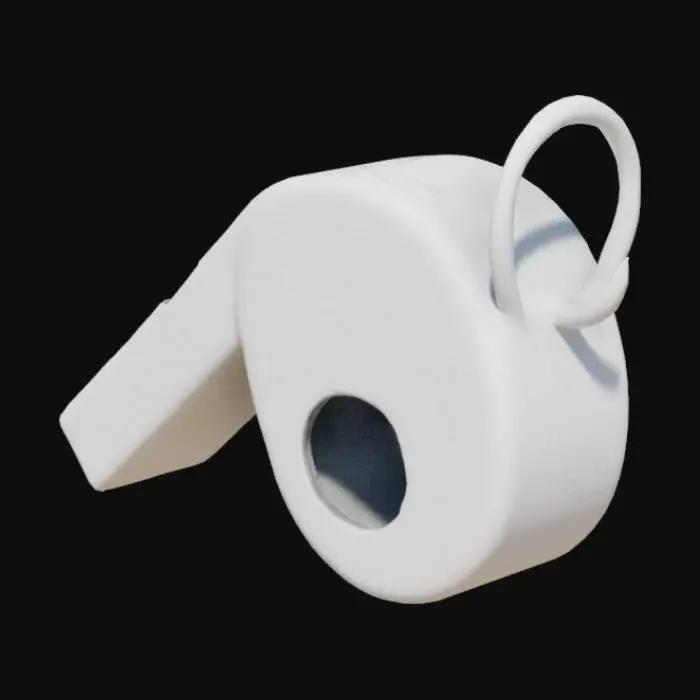 3D model for whistle 