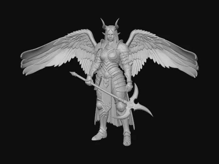 3D model for Seraphic Warrior