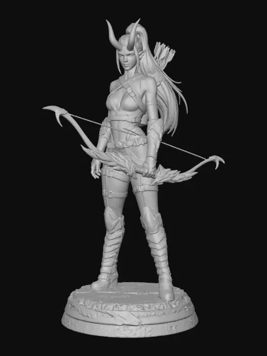 3D model for Shadow Huntress