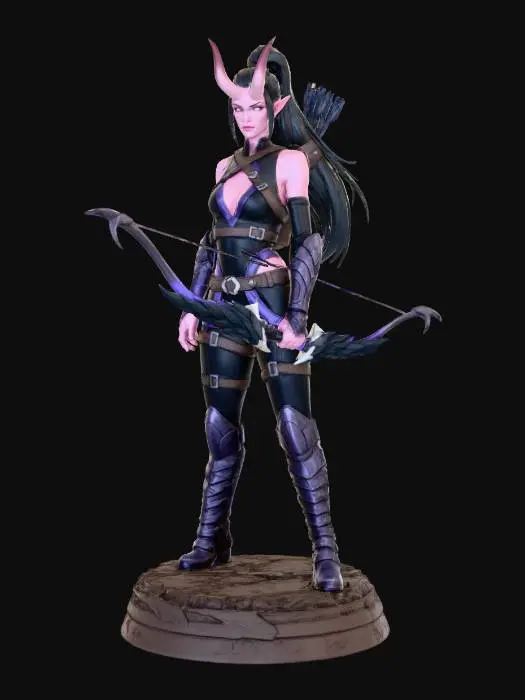 3D model for Shadow Huntress