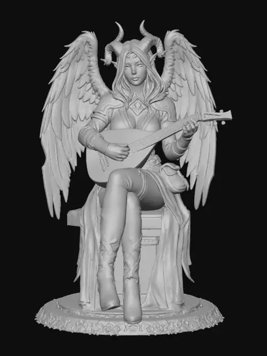 3D model for Harmony of the Celestial Bard