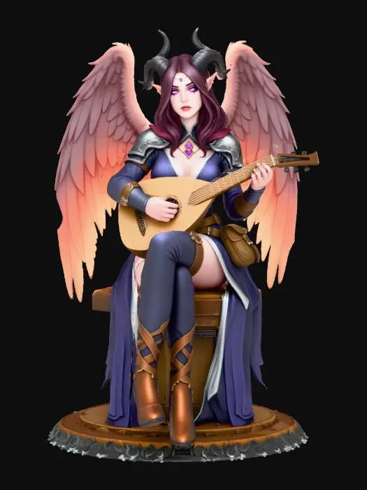3D model for Harmony of the Celestial Bard