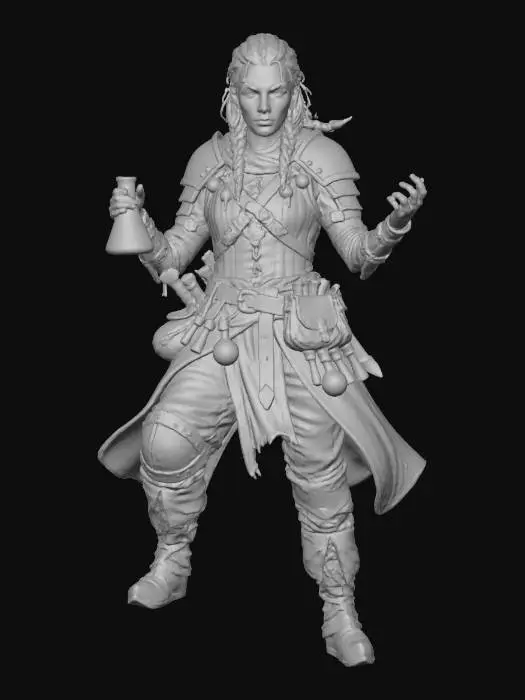 3D model for Alchemist Adventurer