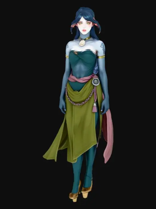 3D model for Moonlit Enchantress