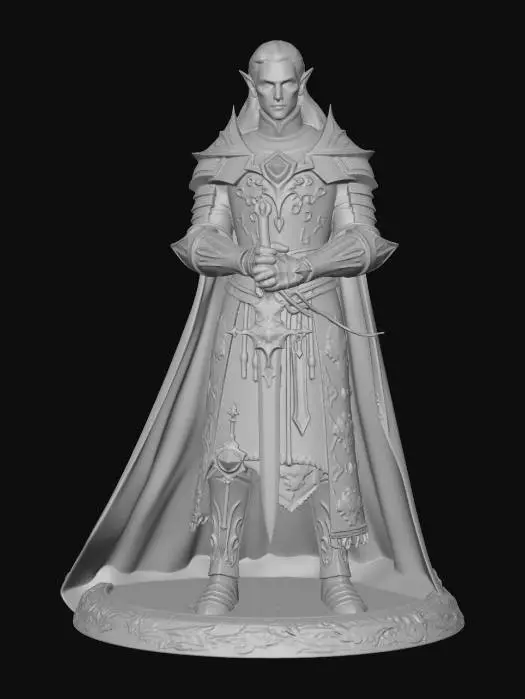 3D model for Elven Guardian