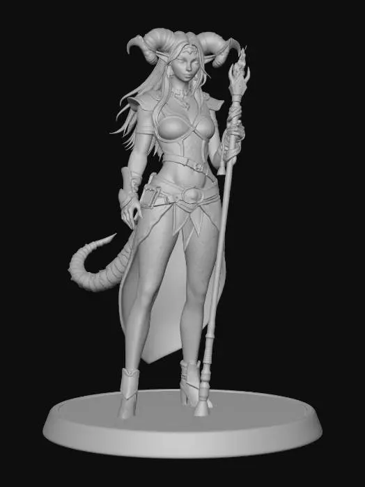 3D model for Infernal Sorceress