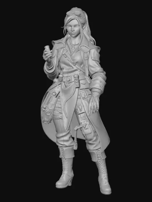 3D model for Steampunk Alchemist