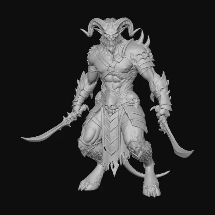 3D model for Infernal Gladiator