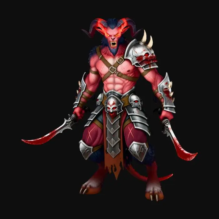 3D model for Infernal Gladiator