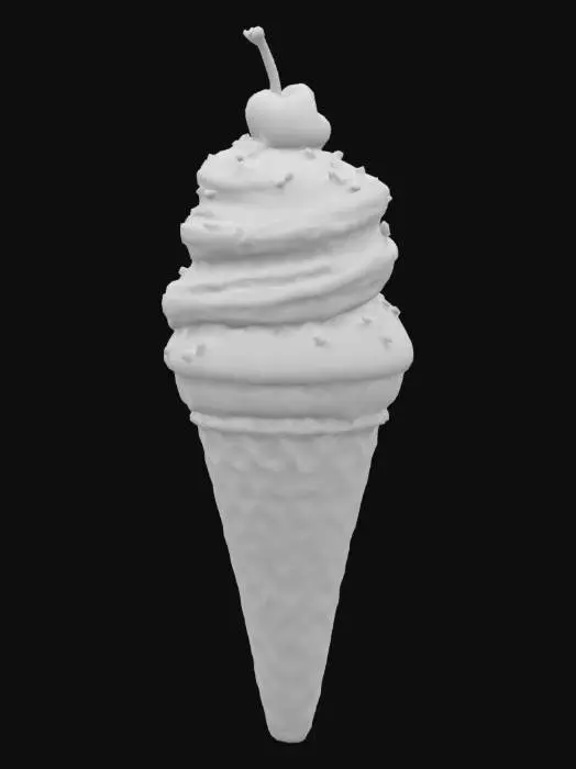 3D model for ice  cream