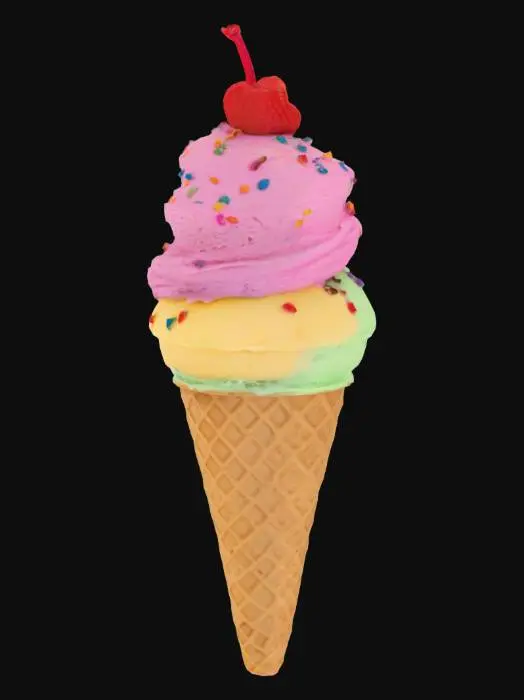 3D model for ice  cream
