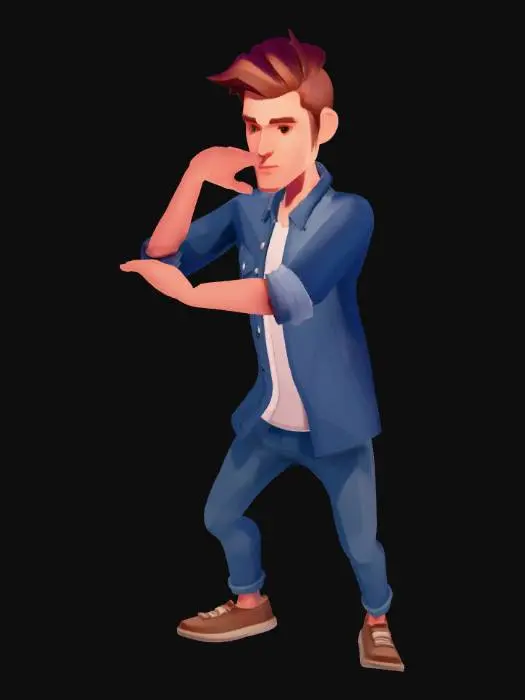 3D model for Denim Portrait